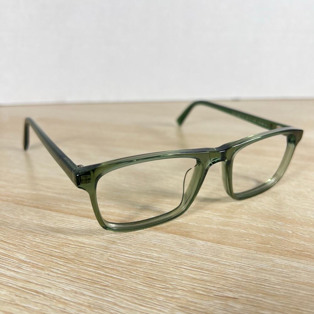 Warby Parker Becton 712 Sage Green Rectangular Eyeglasses Frames 50-17-140